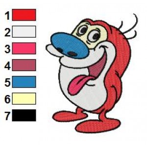 The Ren and Stimpy 05 Embroidery Design